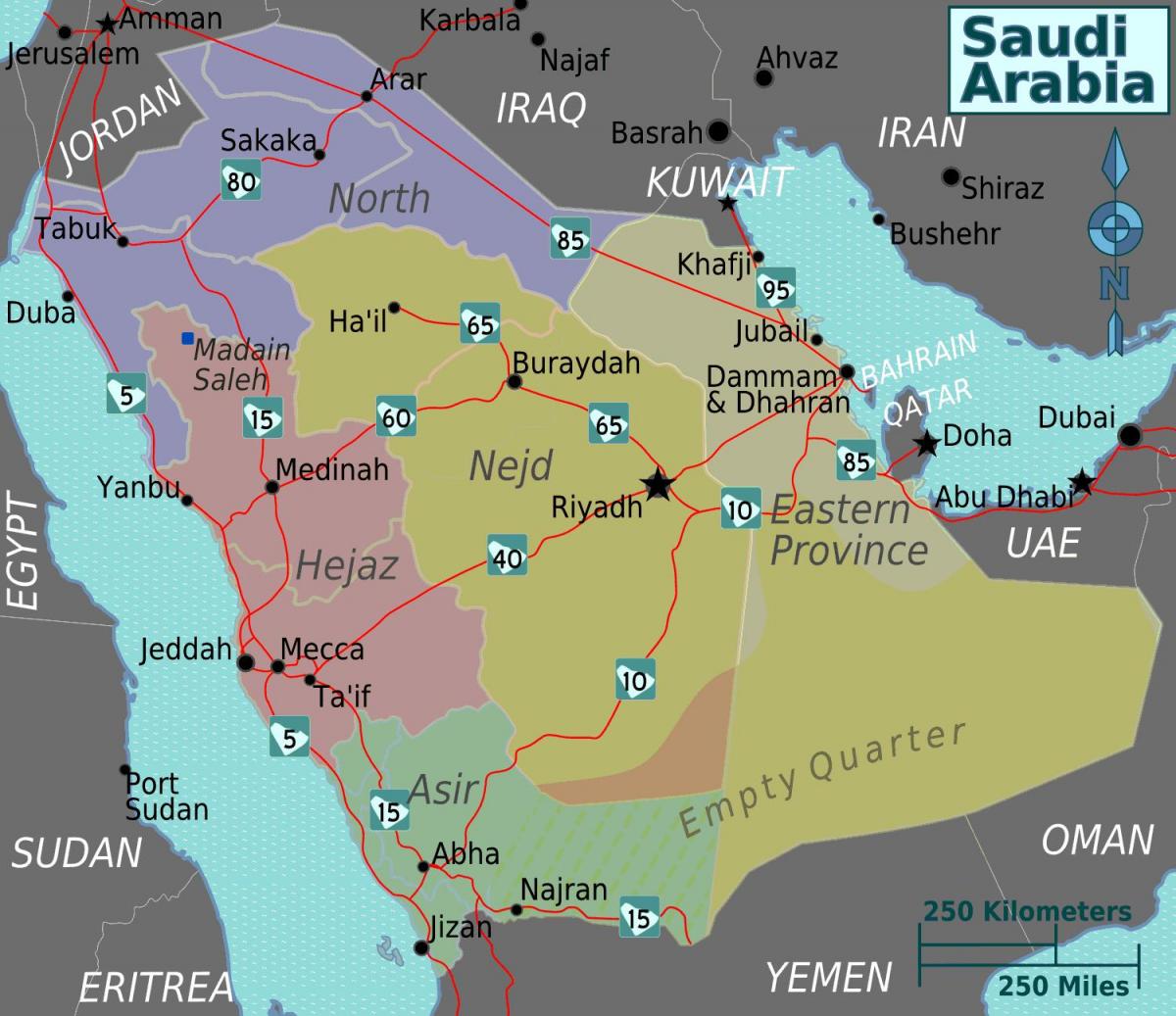 Mapa de turaif Arabia Saudita