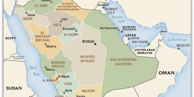Qassim Arabia Saudita mapa