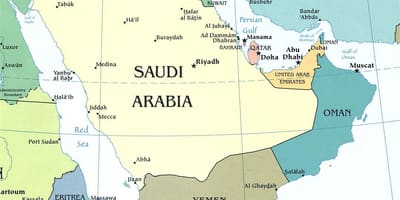 Map of Saudi Arabia